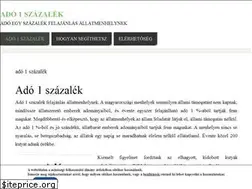 Sites similar to ado-egy-szazalek.hu