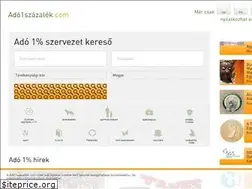 Sites similar to ado1szazalek.com