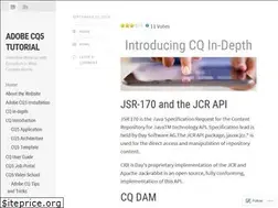 Sites similar to adobecq5interviewquestions.wordpress.com
