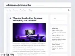 Sites similar to adobesupportphonenumber.com