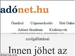 Sites similar to adonet.hu