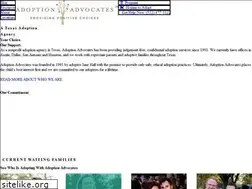 Sites similar to adoptionadvocates.net