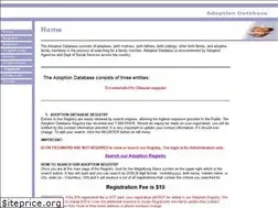 Sites similar to adoptiondatabase.org