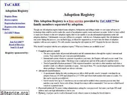Sites similar to adoptionregistry.us