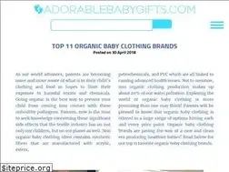 Sites similar to adorablebabygifts.com