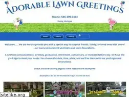 Sites similar to adorablelawngreetings.com