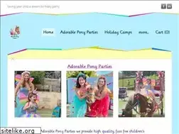 Sites similar to adorableponyparties.com
