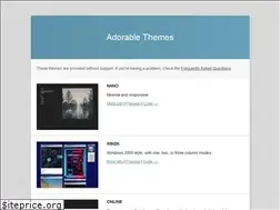 Sites similar to adorablethemes.com