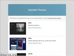 Sites similar to adorablethemes.github.io