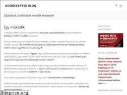 Sites similar to adoreceptek.hu