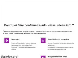 Sites similar to adoucisseurdeau.info