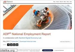 Sites similar to adpemploymentreport.com