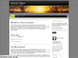 Sites similar to adrenalfatigue.wordpress.com