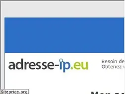 Sites similar to adresse-ip.eu