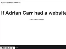 Sites similar to adriancarr.com