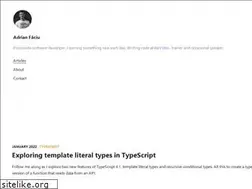 Sites similar to adrianfaciu.dev