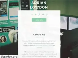 Sites similar to adrianlowdon.co.uk
