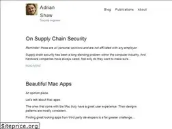 Sites similar to adrianlshaw.com