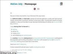 Sites similar to adrienjoly.com