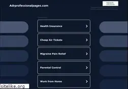Sites similar to adrprofessionalpages.com