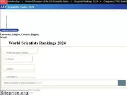 Sites similar to adscientificindex.com