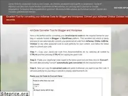Sites similar to adsense-codeconverter.blogspot.com