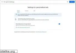 Sites similar to adssettings.google.com
