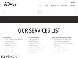 Sites similar to adssys.com