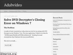 Sites similar to adubvideo.net