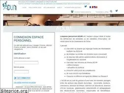 Sites similar to adum.fr