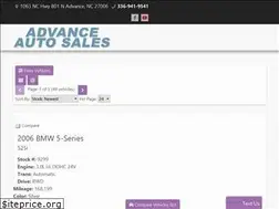 Sites similar to advanceautosales.net