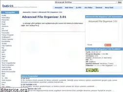 Sites similar to advanced-file-organizer-3-01-indir.indir21.com