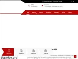 Sites similar to advancedautobodysc.com