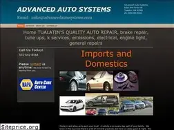 Sites similar to advancedautosystems.com