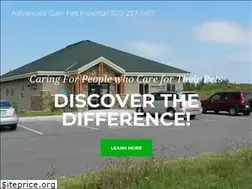 Sites similar to advancedcarepethospital.com