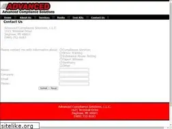 Sites similar to advancedcompliancesolutions.net