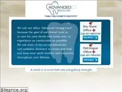 Sites similar to advanceddentalcare.net