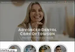 Sites similar to advanceddentalcareoftowson.com