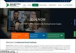 Sites similar to advancedexcel.net