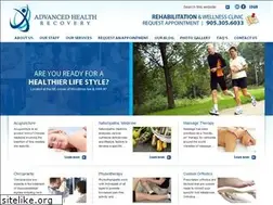 Sites similar to advancedhealthrecovery.ca