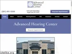 Sites similar to advancedhearingcentertx.com