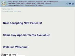 Sites similar to advancedpedcare.com