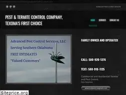 Sites similar to advancedpestcs.com