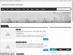 Sites similar to advancedphptutorial.blogspot.com
