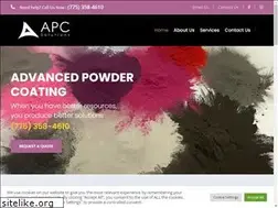 Sites similar to advancedpowdercoatingnv.com