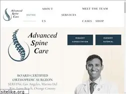 Sites similar to advancedspinecare.com