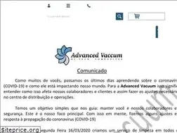 Sites similar to advancedvacuum.com.br