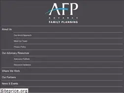 Sites similar to advancefamilyplanning.org