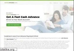 Sites similar to advancepaycheckonline.com