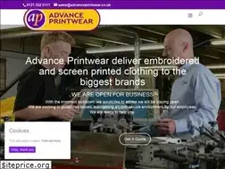 Sites similar to advanceprintwear.co.uk